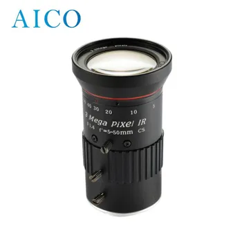 Objectif CCTV OSY 5-50mm Zoom – 3 Mégapixels, Auto Iris, Monture CS