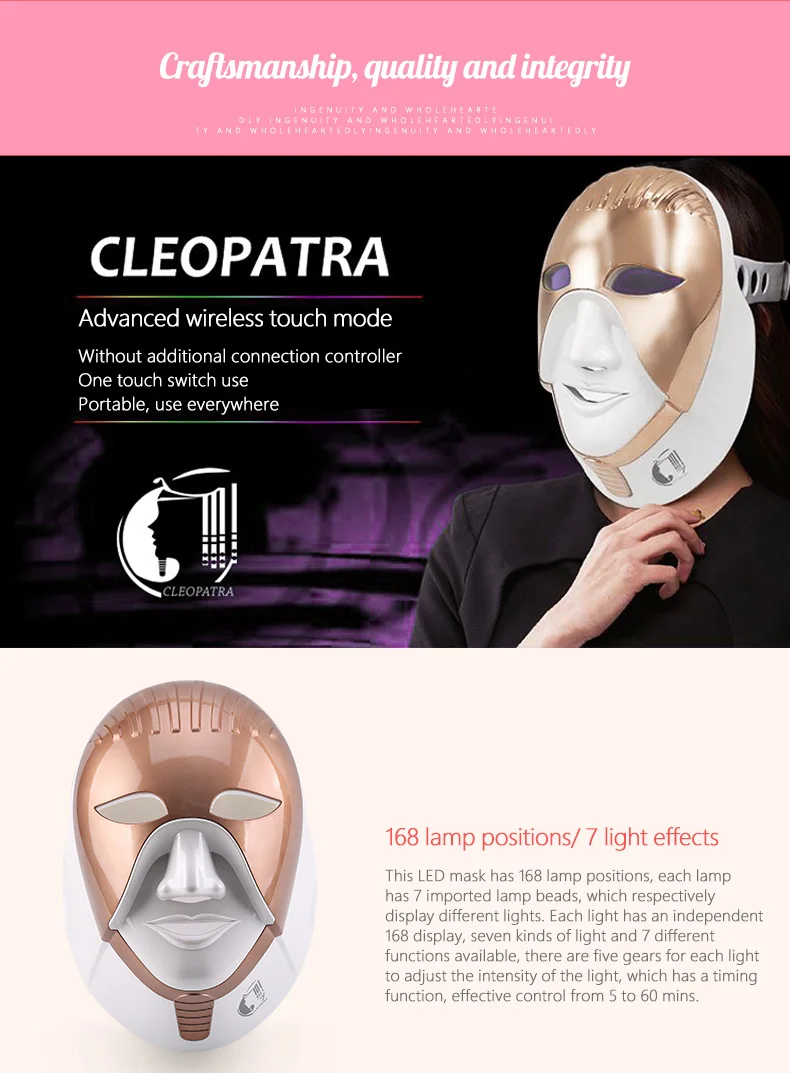 Led cheapest Mask Cleopatra