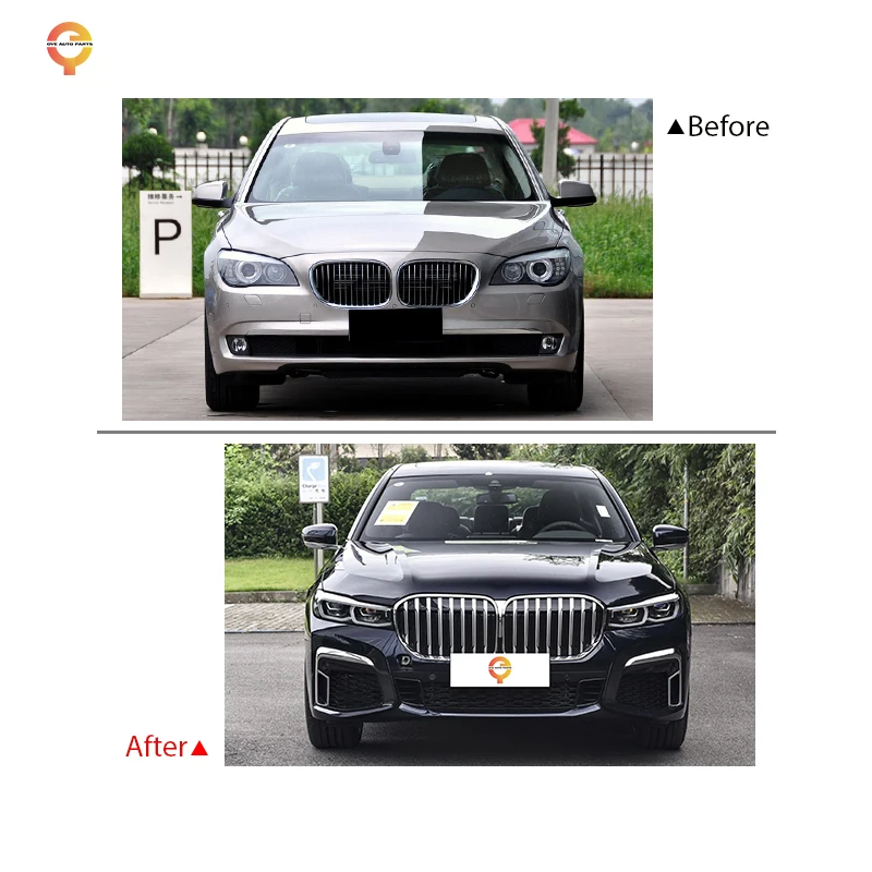 Conversion Kit BMW 7 Series F01 F02 Body Kit Upgrade to G12 Sport Bodykit for BMW F02 Year 2009-2015 Facelift Car Accessories