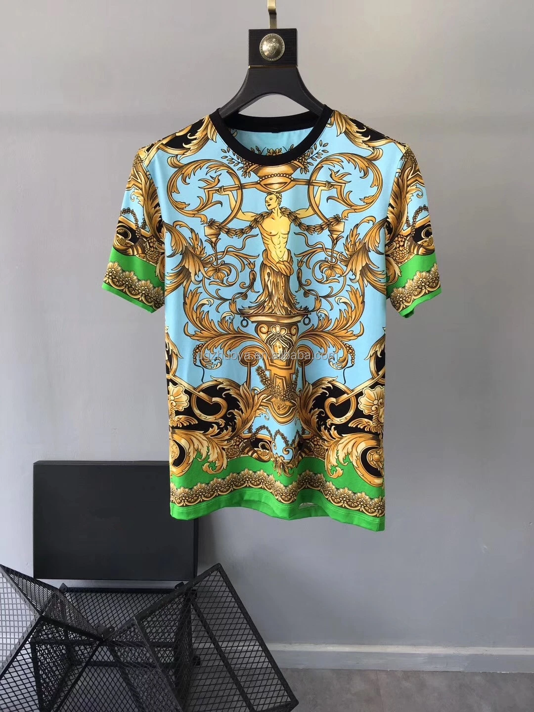 Chinese Factory Men's Ice Silk Cotton Tshirt Men's Premium Light