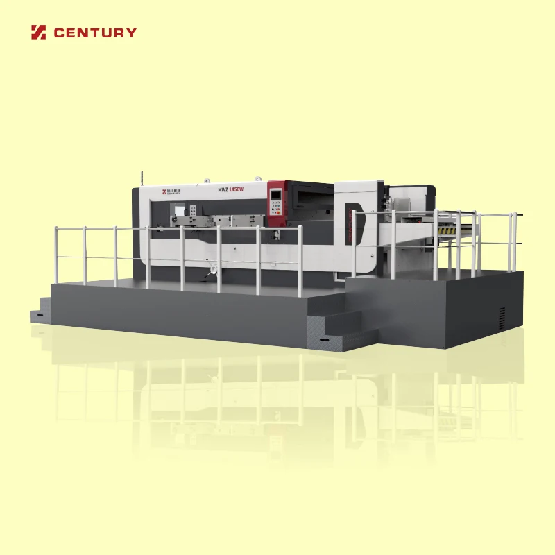 Used flatbed die cutting machine automatic MWZ1850W die cutting machine automatic for box carton and flat to flat