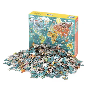 Factory Custom Luxury Mini Jigsaw Puzzle 1000 Pcs Puzzles for Kids