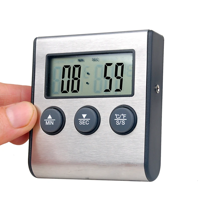 Kitchen Use Waterproof Stainless Steel Probe Professional Best Household Grilling Meat Thermometer