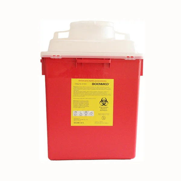 22.7l Medical Disposable Waste Bin Box Sharps Bin Needles Container