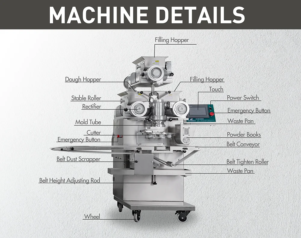 2024 automatic mooncake machine moon cake machine moon cake production line manufacture