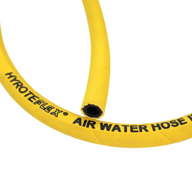 Yellow and Black Color Wrapped Air Mining or Smooth Air Water Hose Industrial Hose