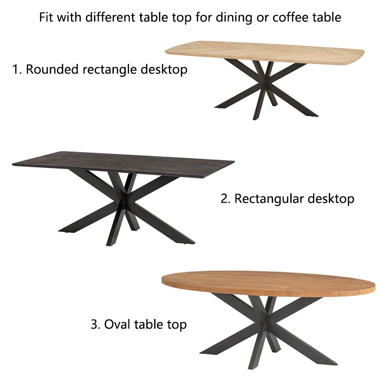 Factory Morden Durable Desk Wholesale Spider Steel Coffee Table Legs