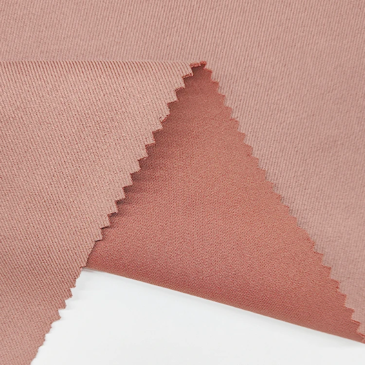 Soft Hand Feel Suede Fabric Double Material, Solid 95 Polyester 5 Spandex Material Double Suede Fabric/ supplier
