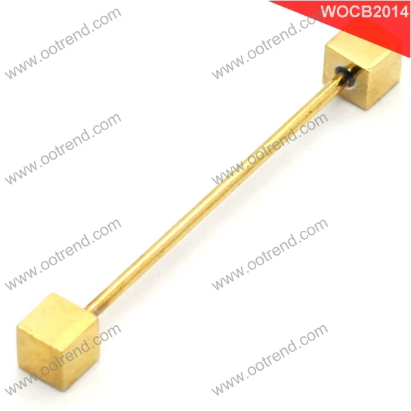 Оптовая продажа, квадратный булавка для воротника