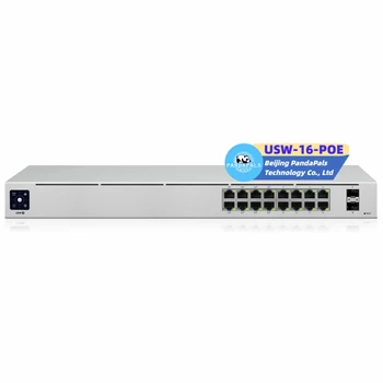 Original New Ubiquiti UniFi USW-16-POE layer 2 RJ45 16 port gigabit poe switch