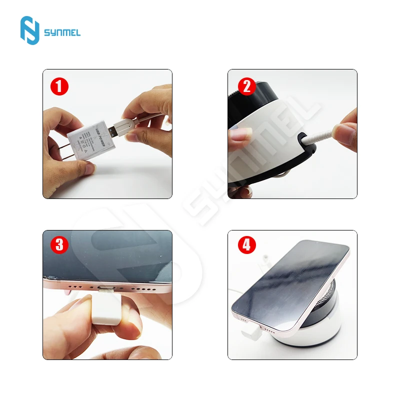 Synmel Tablet PC Security Display Stand Multi Anti Theft Display Holder  Display Stand Devices for Ipad and Mobile Phones
