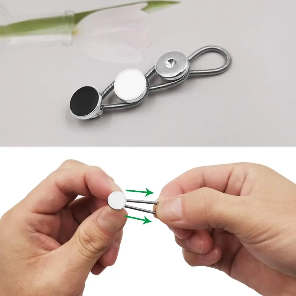 Collar Extenders Elastic Button Extender Neck Extenders for Shirt Pants Dress Trouser Favors