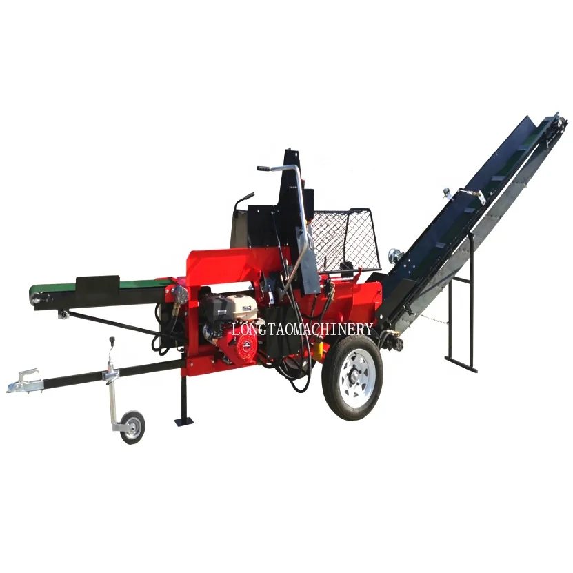 20T New Developed Wood Log Cutter and Splitter Firewood Processor