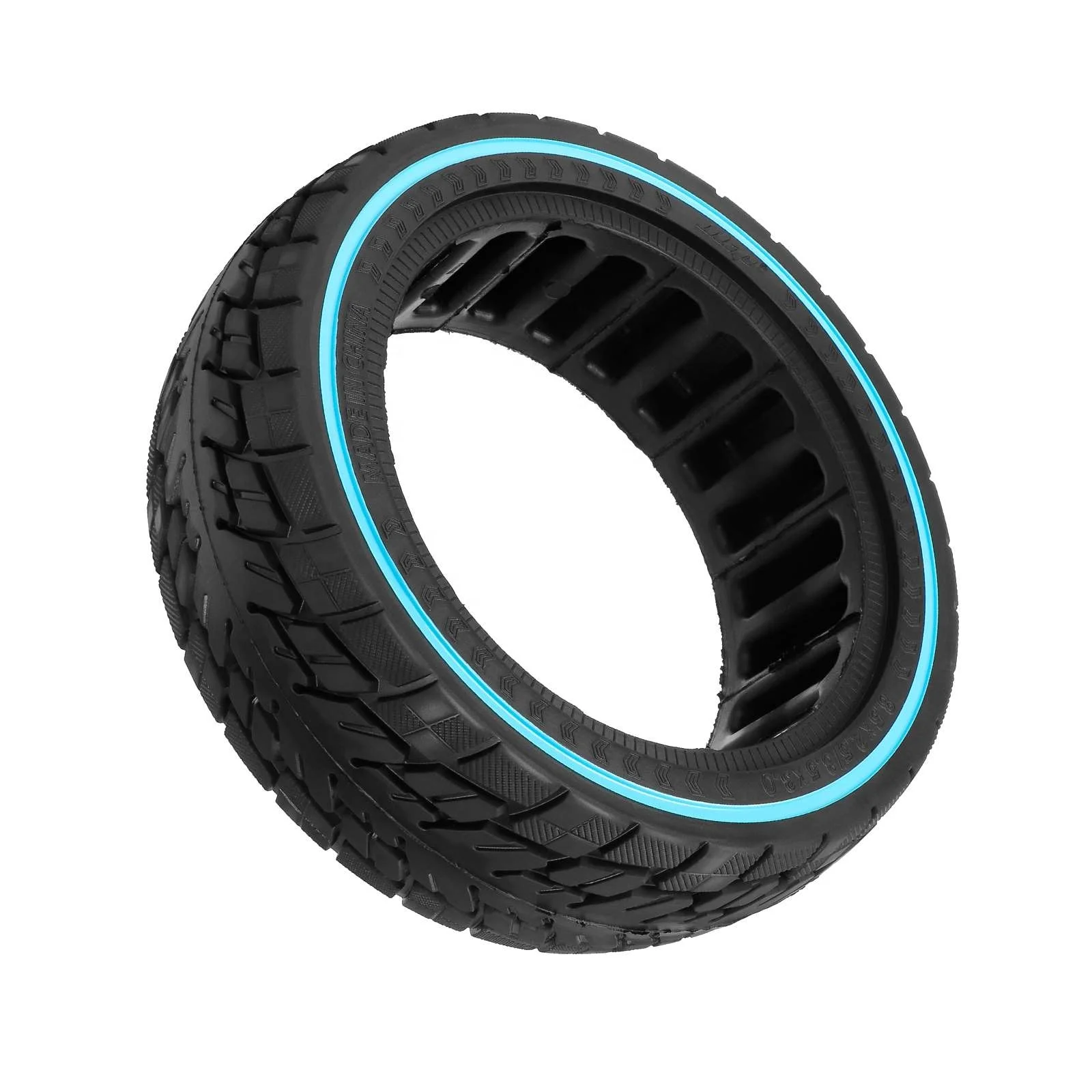 울립 8.5*2.5/8.5*3 오프로드 솔리드 타이어 블루 서클 듀얼트론 미니 모터 및 스피드 웨이 레거 전기 스쿠터