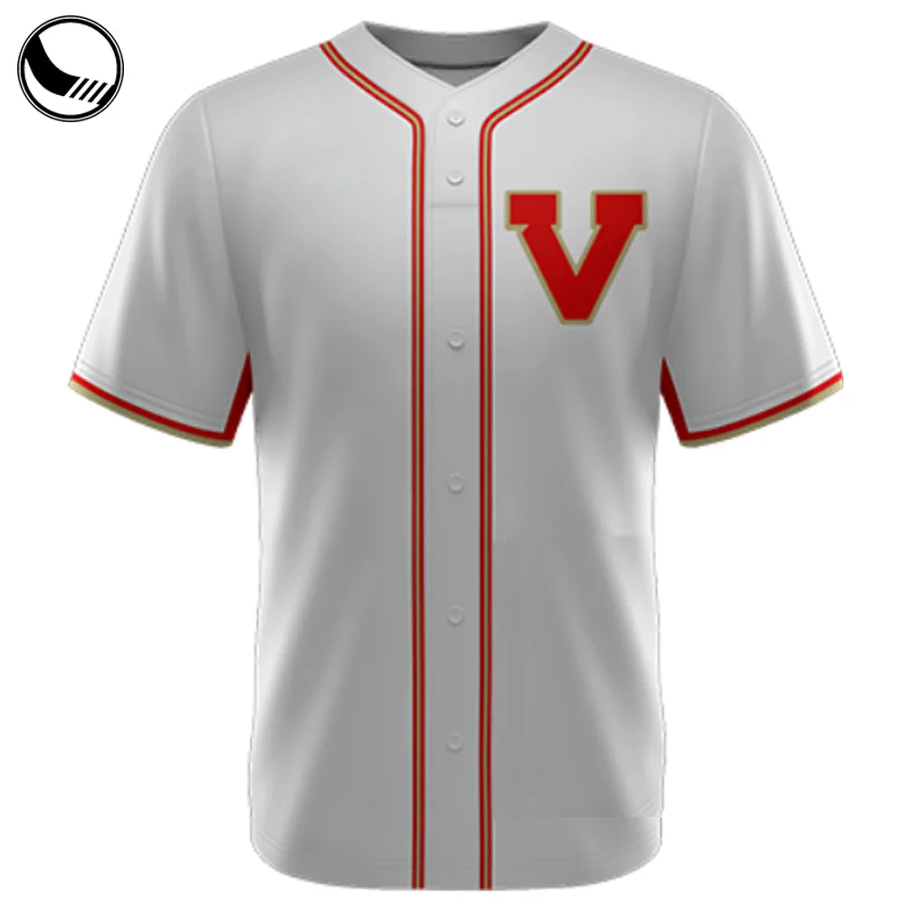 Custom Toddler Sewing Pattern v Neck Sublimated Baseball Jersey