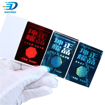 Wholesale Custom Brand Certificate 3D Hologram OEM Laser Printing Labels and Stickers