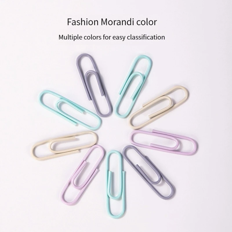 Deli 0038A Paper Clip Paper Clip Large Walking Clip Metal Document Bookmark Office Supplies High Quality