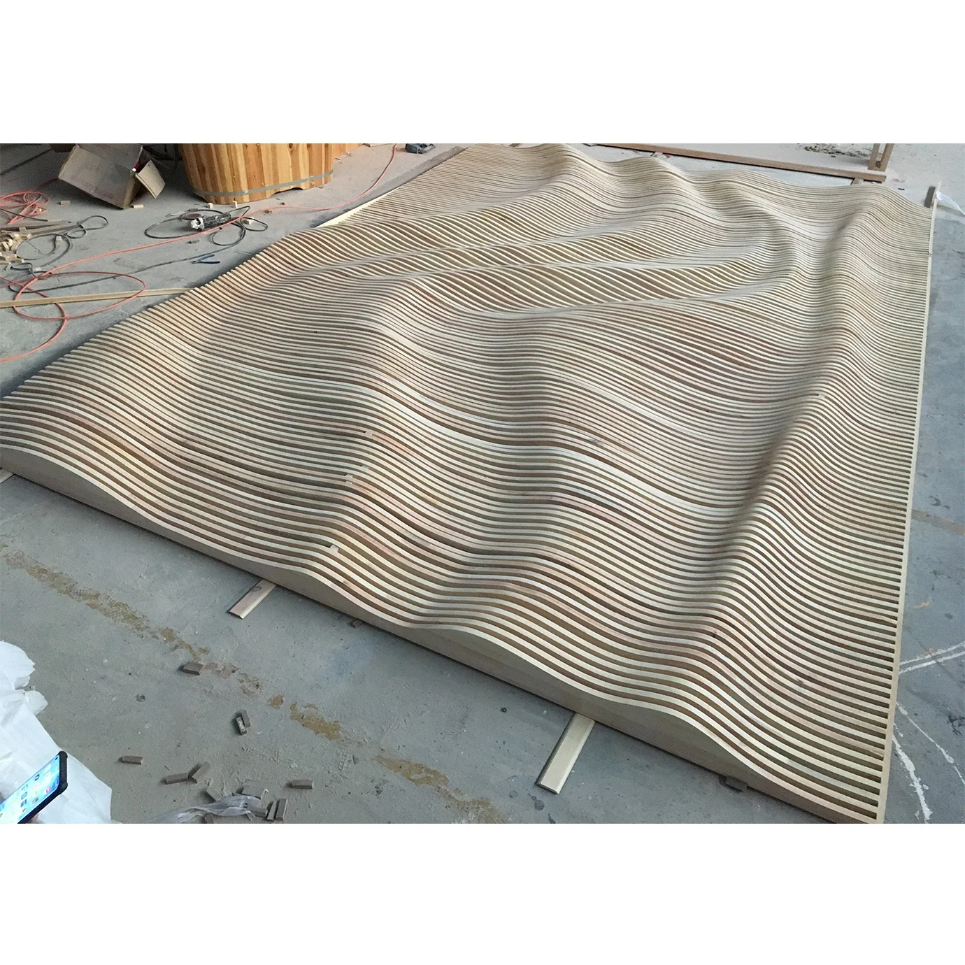 3D Wave Wall Panels for Home Wall  Decoration