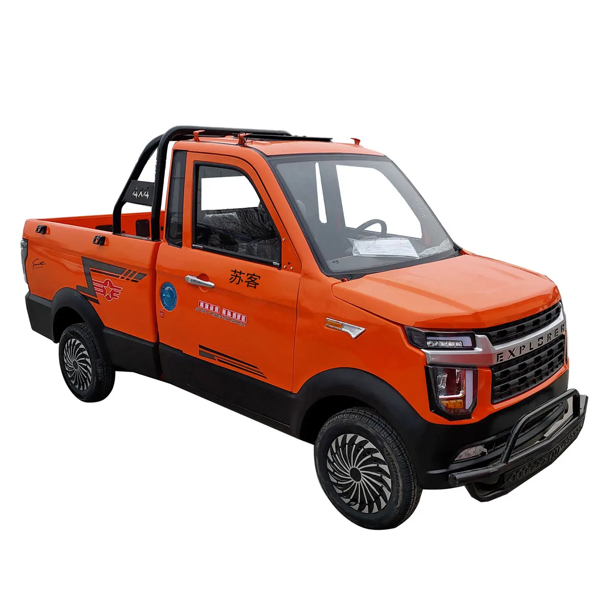 3000w / China Mini Electric Truck 4x4 High Performance Long Delivery Electric Cargo Pickup Truck