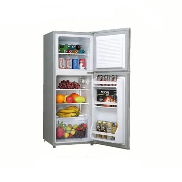 Холодильник большой емкости для домашнего использования, на солнечной батарее, 118l 138l 168l