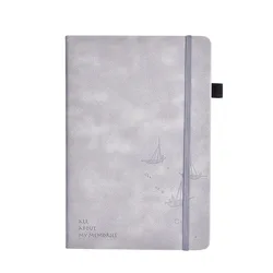 Wholesale office business gift custom A5 pu leather notebook with elastic band