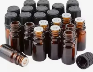 Full Auto Empty Tea Tree Essential Oil Clear Glass Dropper Bottle Bagging Packaging Machine Pouch Bottle Into Bag Machinery