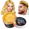 120 g de cire capillaire teinte jaune doré
