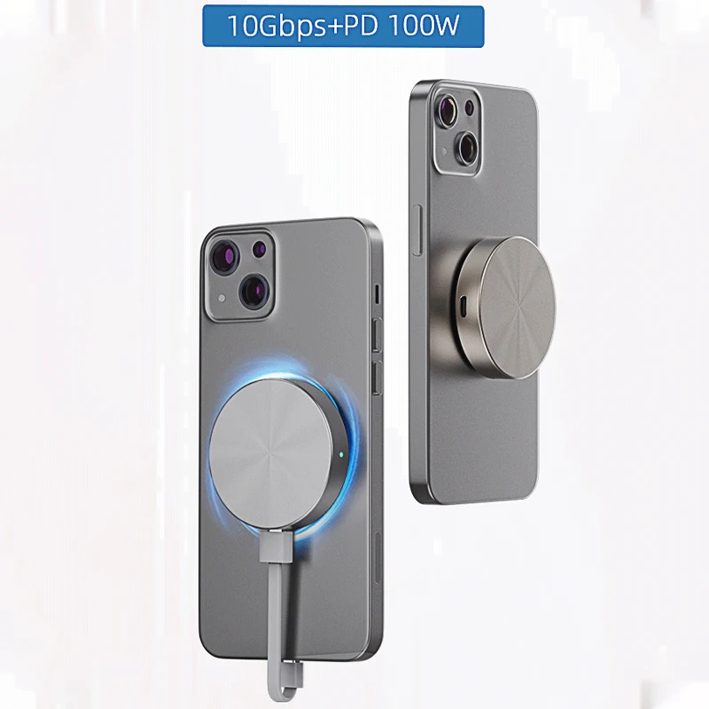 OEM Магнитный 2230 М. 2 NVMe корпус с Magsafe для iPhone 15 Pro Max ProRes USB 3 10 Гбит/с MacBook/iPad Pro/ноутбука