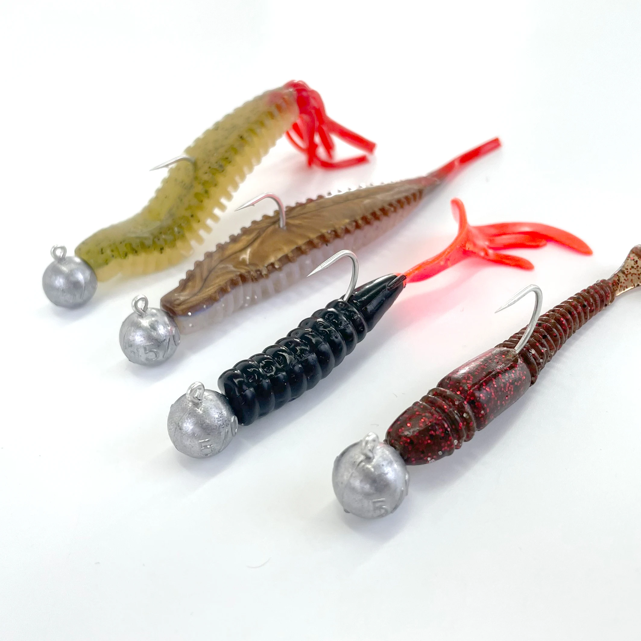fin s fish lure Lunker City Fin-S 10 in / Albino Shad Reel Model:50VISW Okuma Catalina Pre-Spooled Copper luhrjensen S Fish The Fin