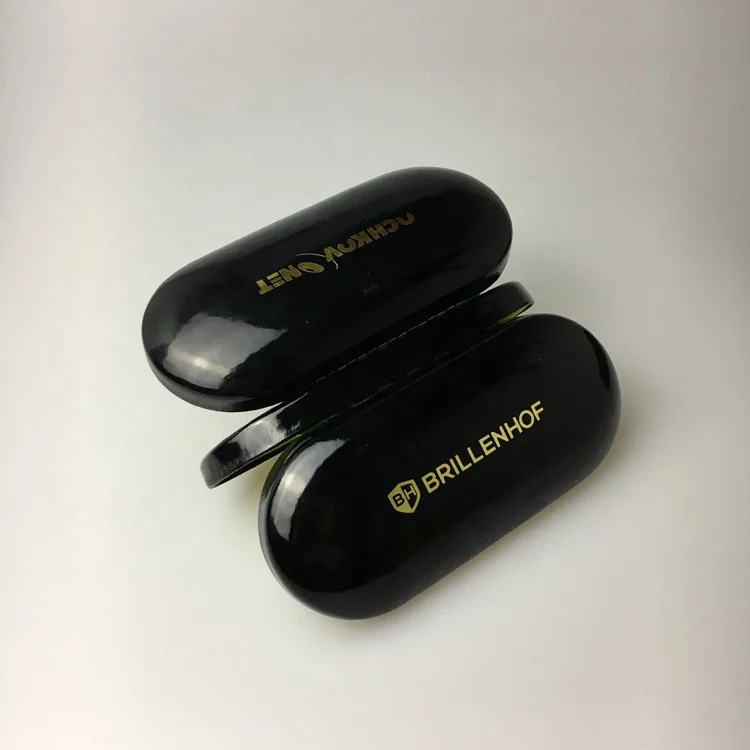 Wholesale Unique glasses case from China Double Layer Iron glasses storage  box contact lens case with LOGO TH-288 From m.