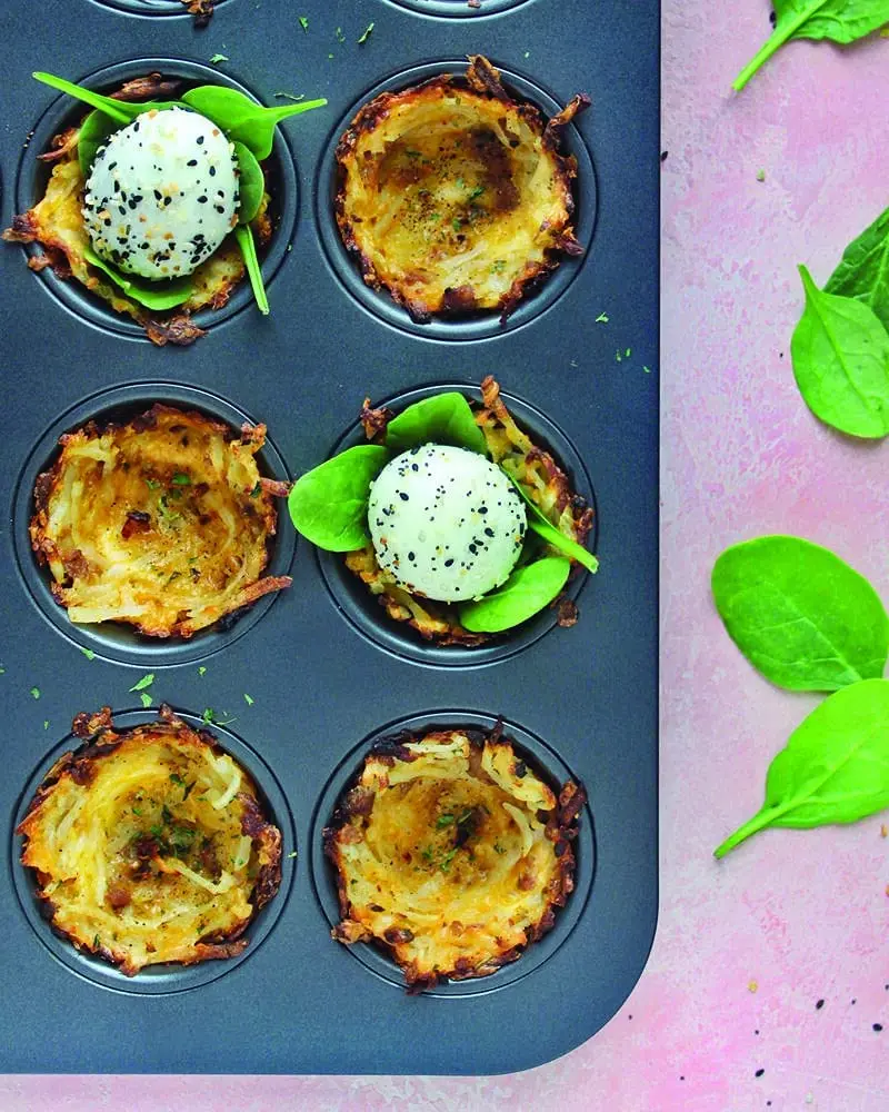 12cup Nonstick Muffin Baking Pan,Cupcake Tray Safely In The Oven And