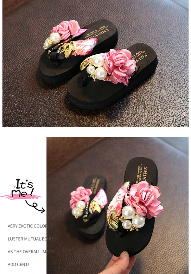 WpBenf Flower Popular Flip Flops Slippers For Boys And Girls Indoor Outdoor Home Sandals Shoes WpBenf Flower Popular Flip Flops Slippers For Boys And Girls Indoor Outdoor Home Sandals Shoes