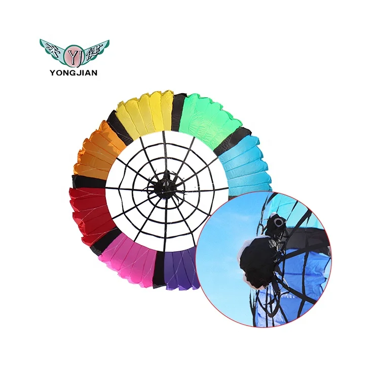 Wholesale Chinese Factory Unique Design Easy Flying Kids Fashionable Cartoon Core rainbow  Large Inflatable Custom Kite