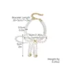 S2404-20 gold pearl bracelet