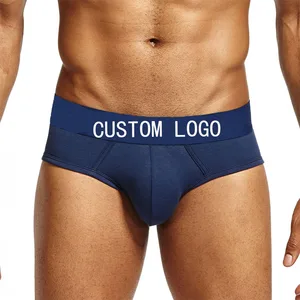 New Men Jockstrap Underwear Sexy Custom Logo Gay Bikini Briefs Plain Boxer Shorts