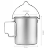 Gris 750ml con asa de sujeción