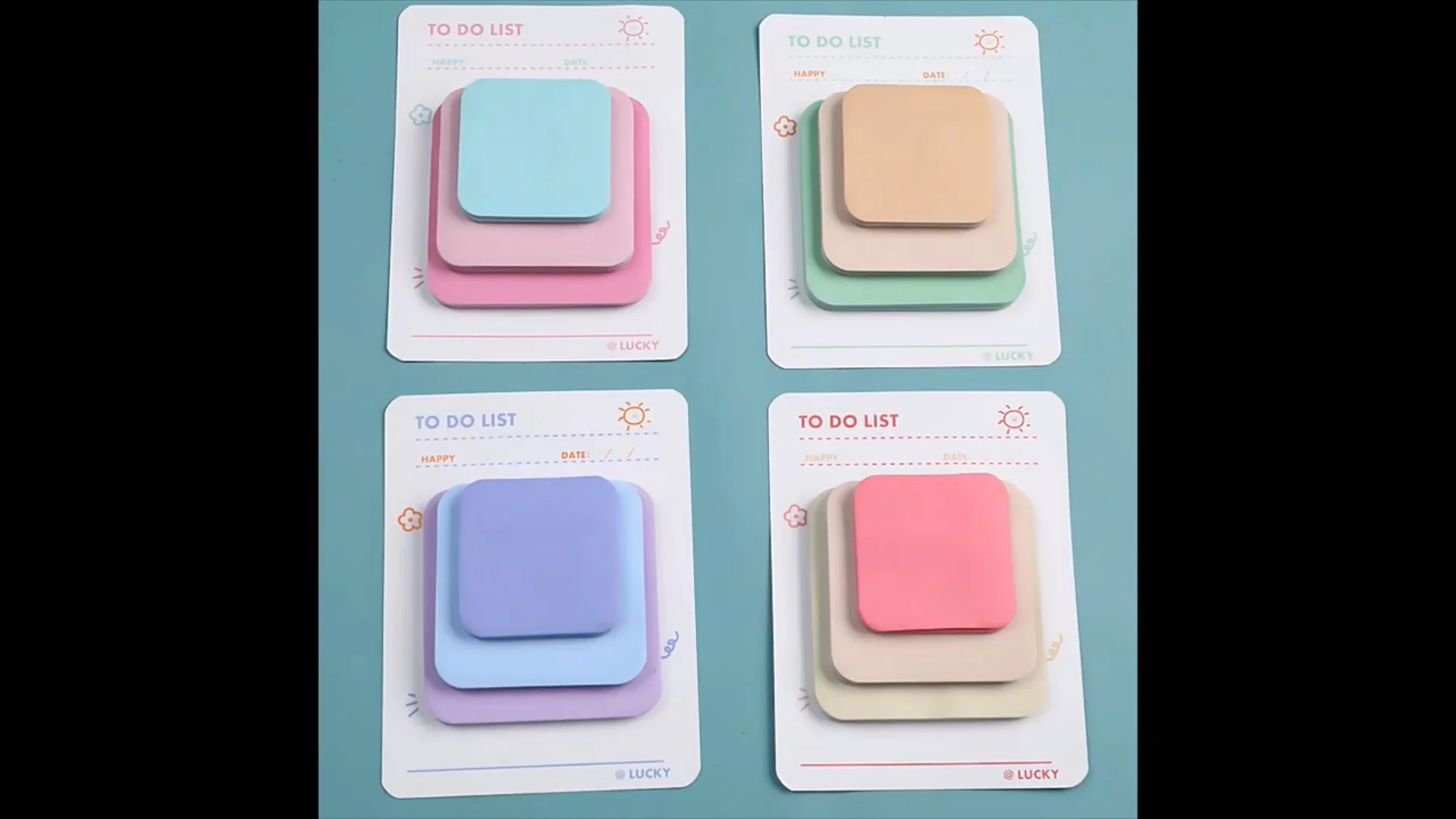 90pcs/pack Sticky Notes Color Goodlooking Ins Style Note Paper Student