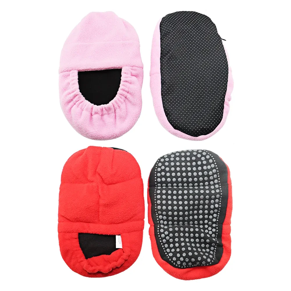 Customised Relaxing Foot Care Flaxseed Microwaveable Heated Shoes Anti-slip Moist Warm Slippers