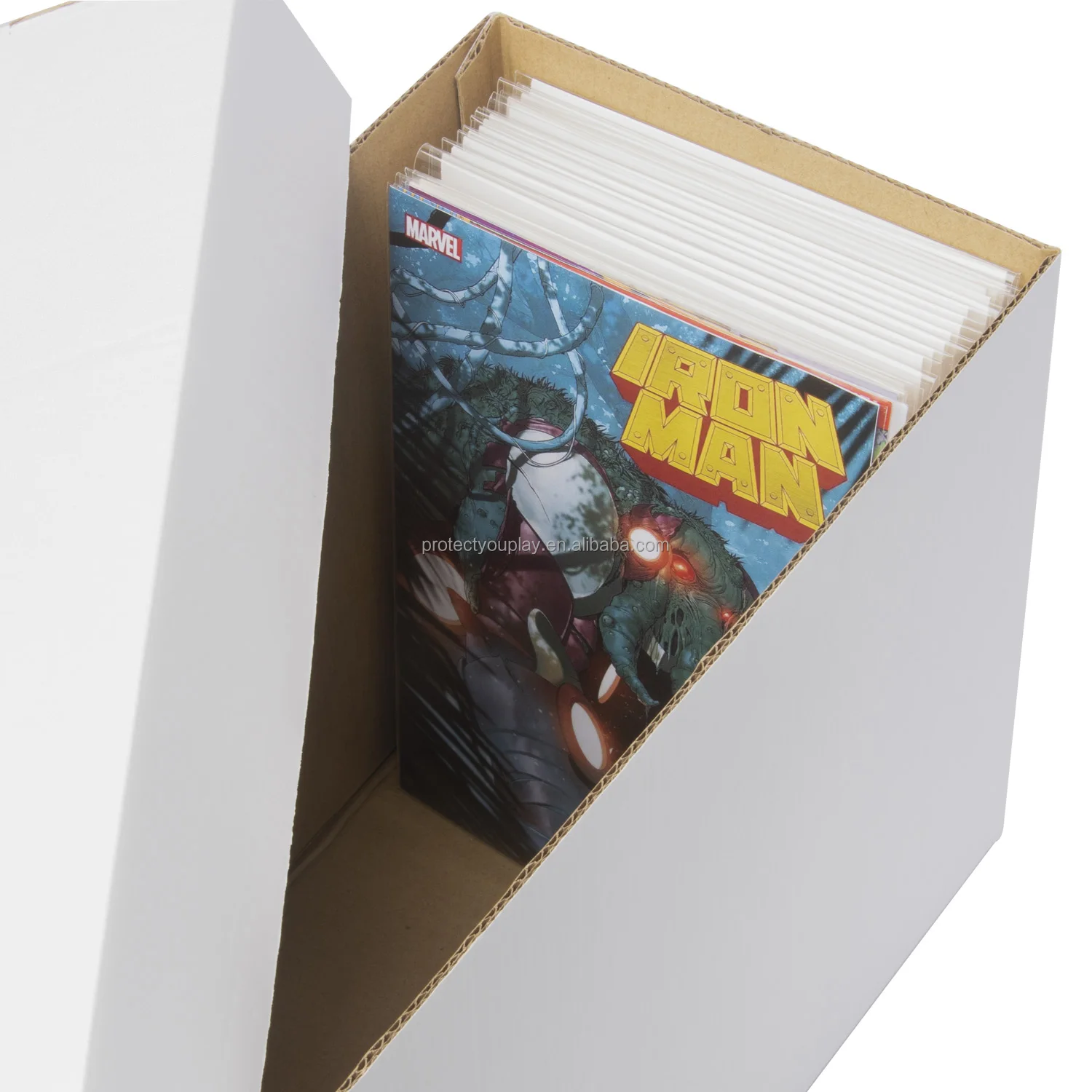 Short Size Comic Book Storage Boxes - Detachable Classic