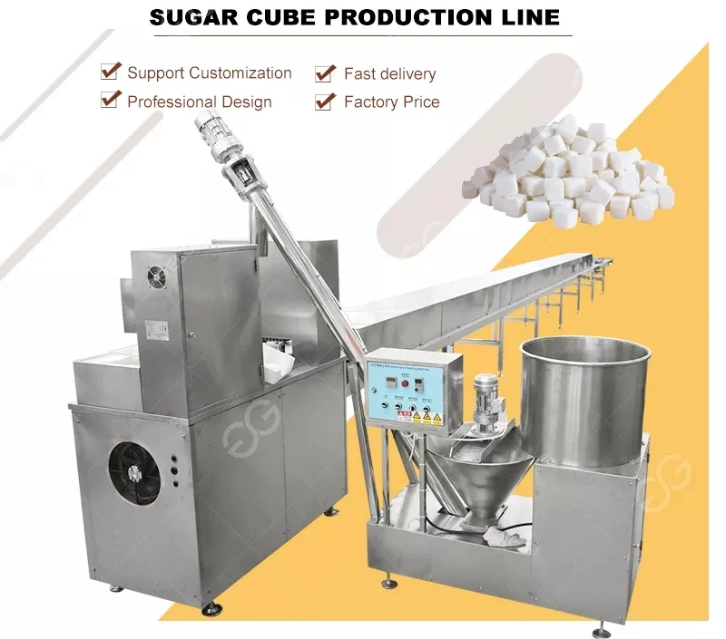 Factory Made Complete Sets Lump Sugar Making Machine Automatic Cube Sugar Making Machine