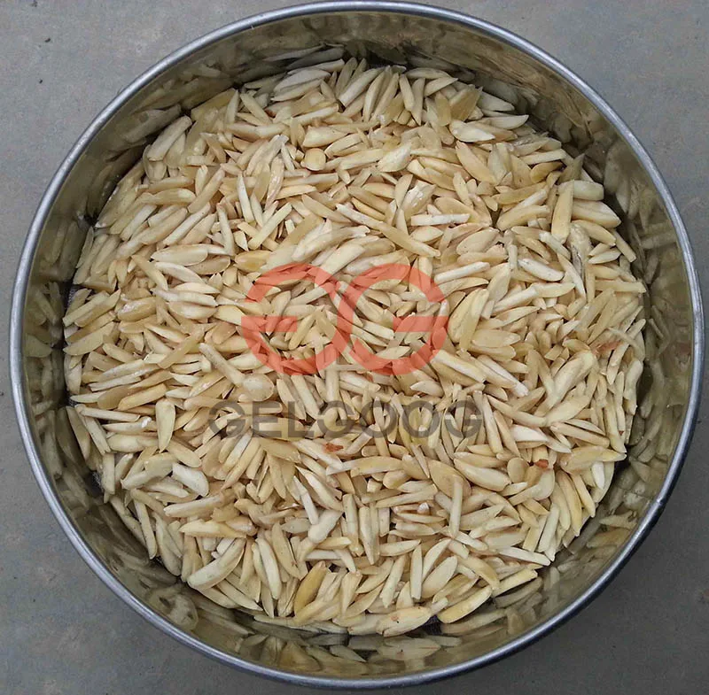 Almond Badam Strip Cutting Machine Nut Silvering Machine