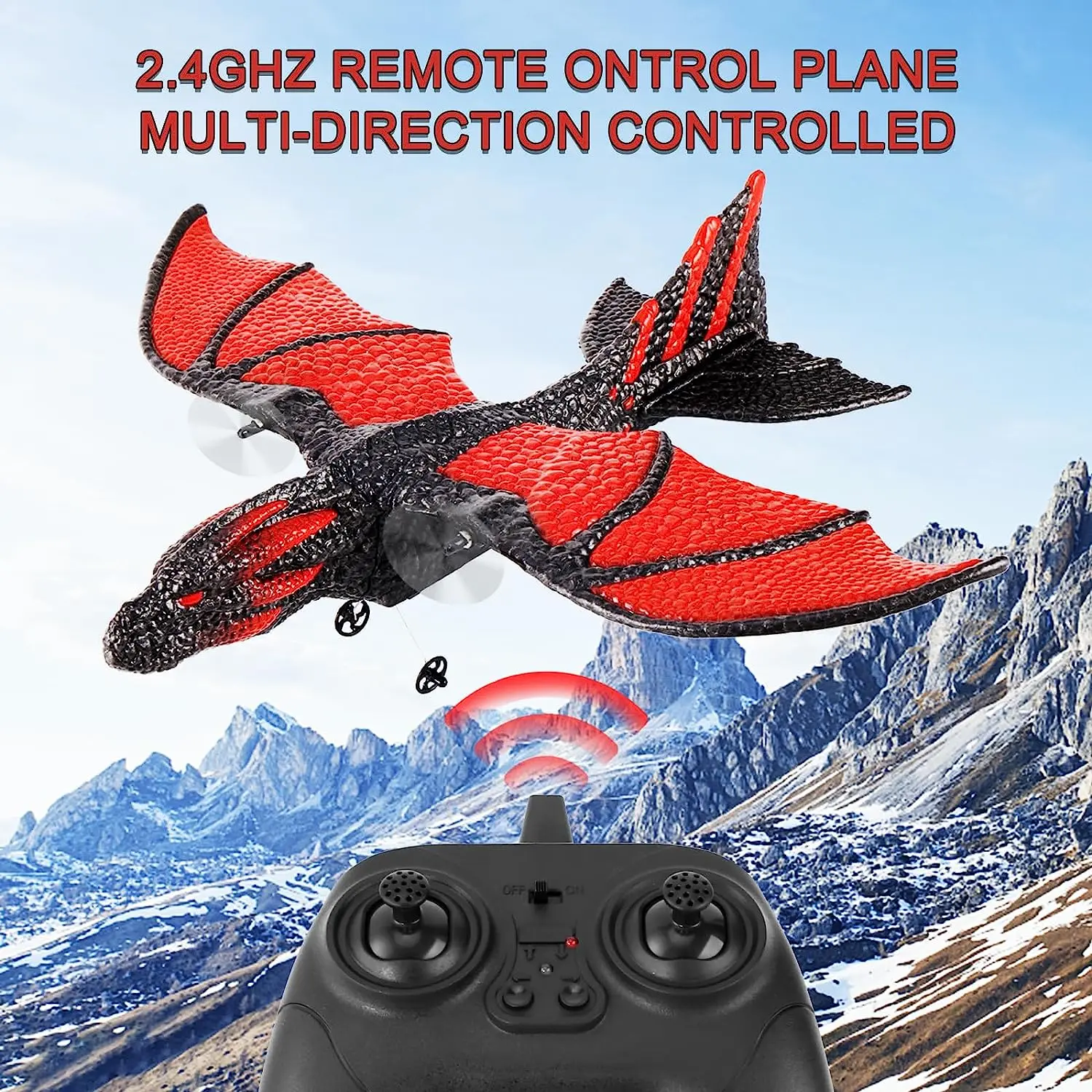 2023 Rc Flying Dinosaurs Epp Foam Rc Plane Toys Airplane Glider Model