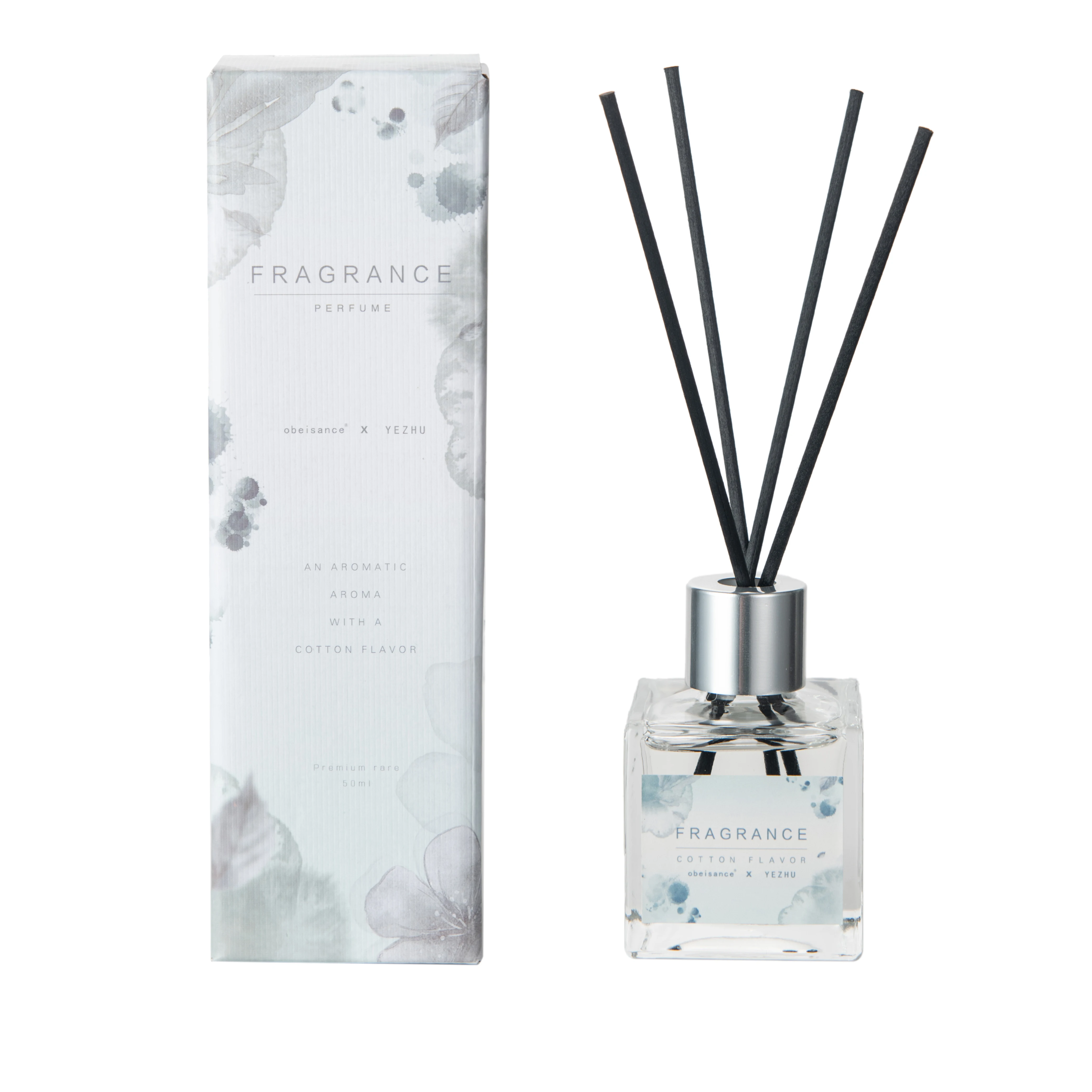 product 50ml wholesale transparent bottle custom private label luxury high concentrated essential oils reed diffuser684-2