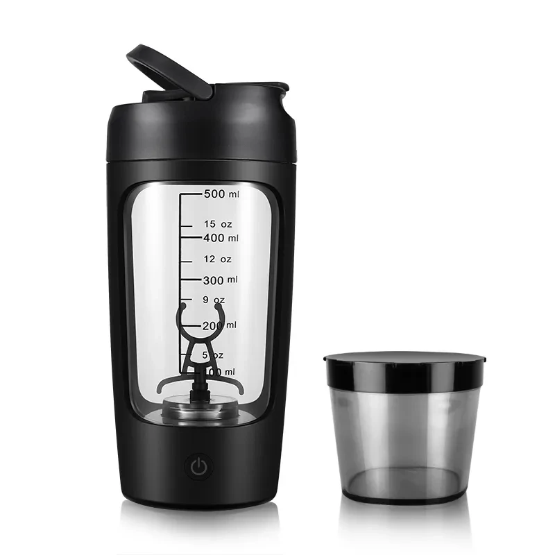 650ml USB Rechargeable Electric Mixing Cup Portable Protein Powder Shaker  Bottle Milk Mixer Shaker Bottles Protein Shaker Cup