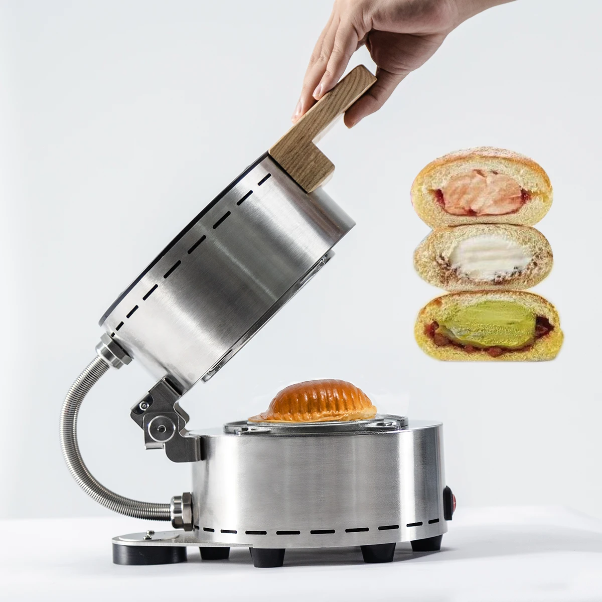 Máquina de Lanches Quentes e Sobremesas, Sorvete, Gelato Italiano