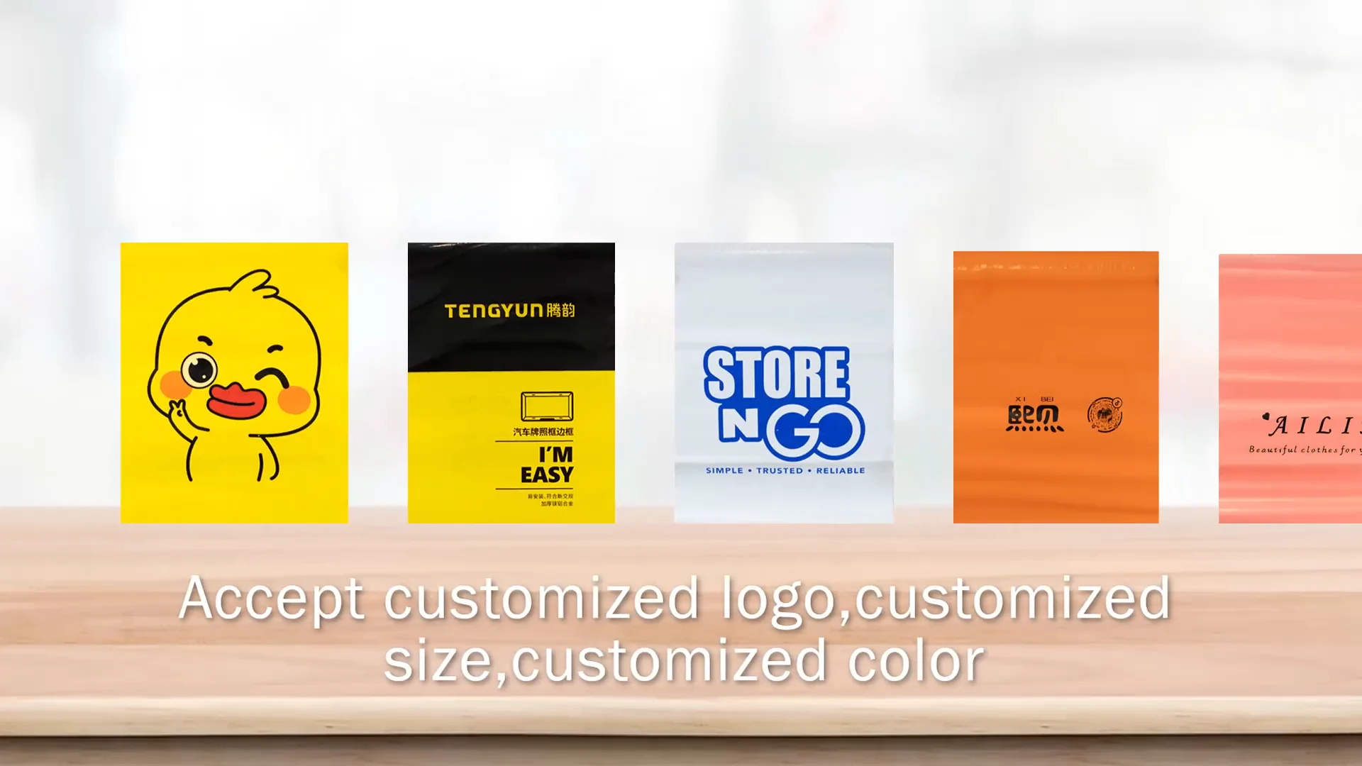 Strong Adhesive Custom Poly Mailer Bag Plastic Express Bag Courier