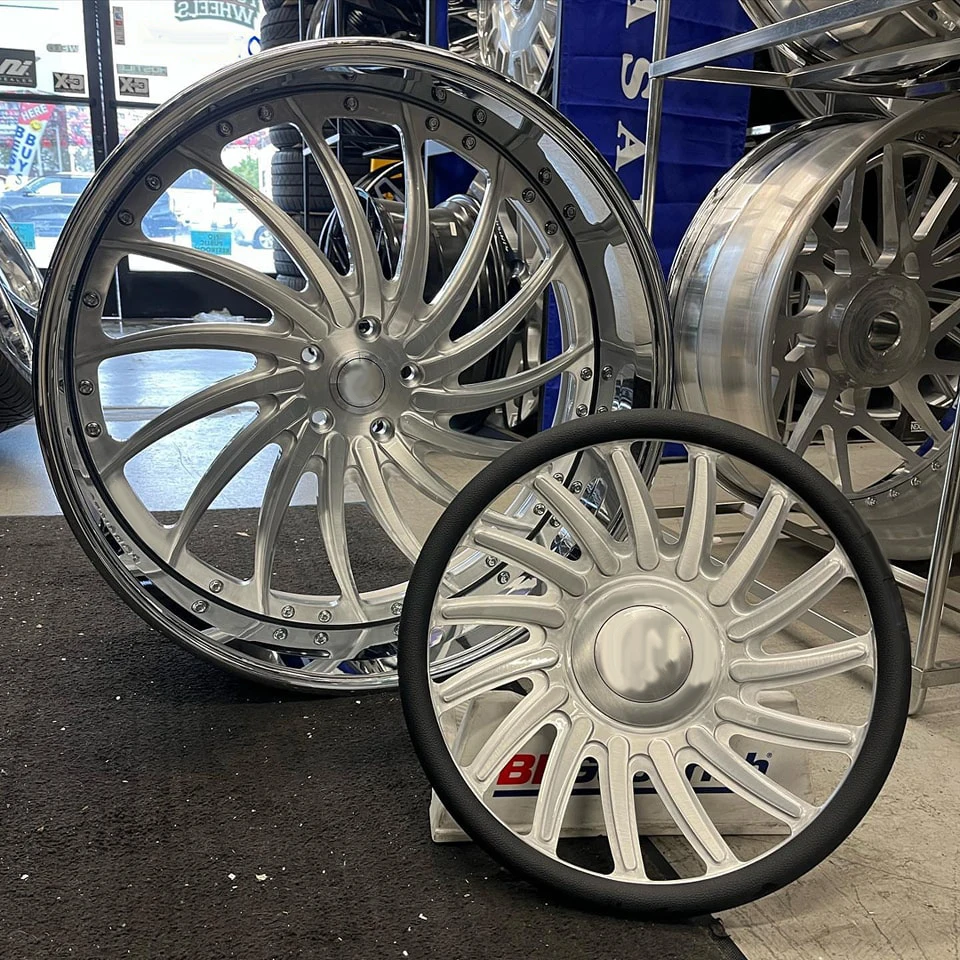 Rcsr Custom Deep Dish 22 24 26 28INCH Forged Wheels 5x114.3 5x127 5x139.7 Chrome Rims For Luxury