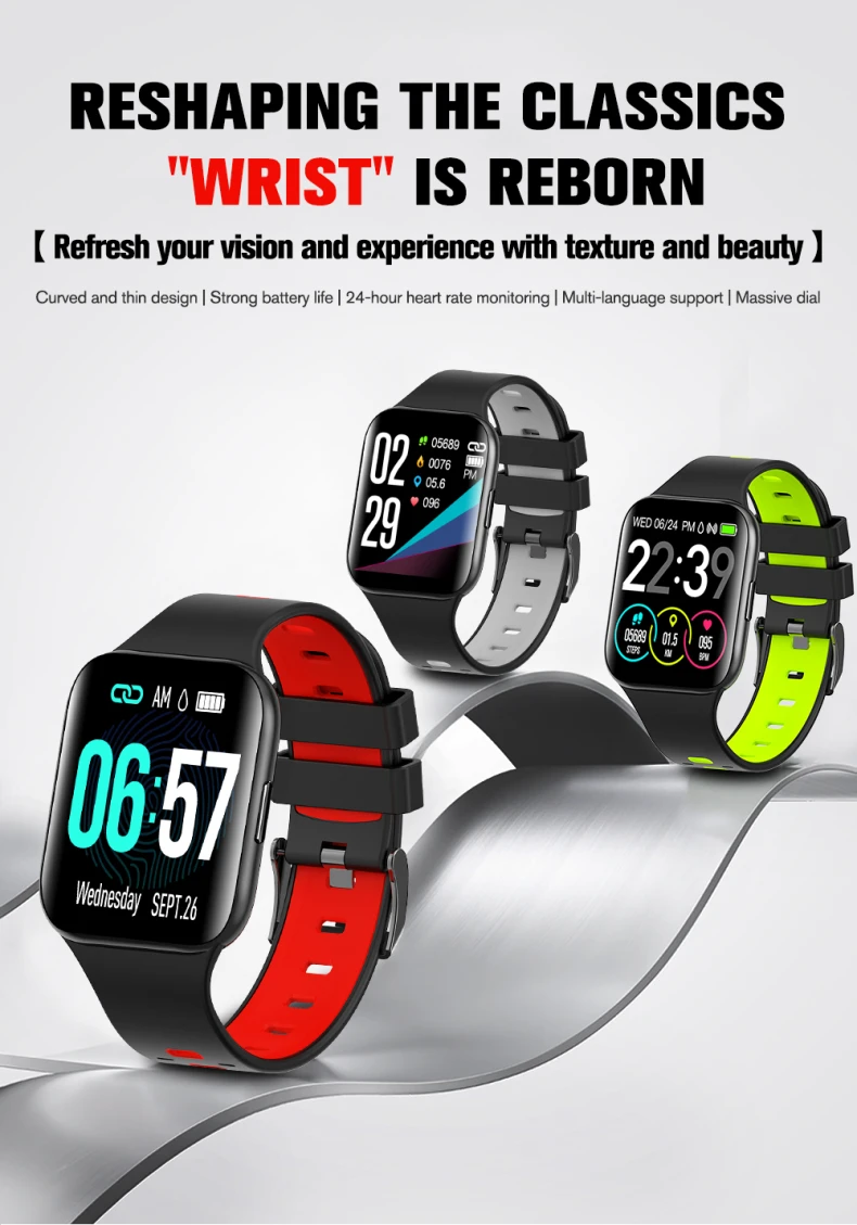 F30U Smartwatch 2022 Reloj Inteligentes Bracelet 1.55 Inch Display with Silicone Two Color Strap Heart Rate Sport Smart Watch(1).jpg