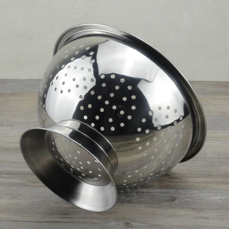 Stainless Steel German Colander Export Quality In Matt And Shiny