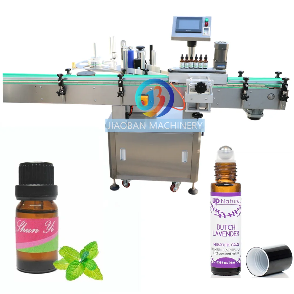 JB-LT100 Автоматическая круглая бутылка эфирного масла, машина для маркировки конопляного масла с кодеком для партий